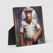 Plaque Photo Policier Bigfoot (Recto)