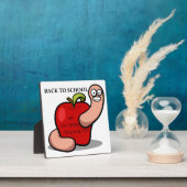 PLAQUE PHOTO POMME "RETOUR À L'ÉCOLE" (Insitu)