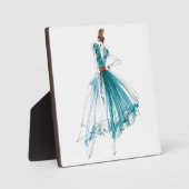 Plaque Photo Pomme sauvage | Haute Couture - Croquis mode (Recto)