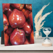 Plaque Photo Pommes rouges foncées (Côté)