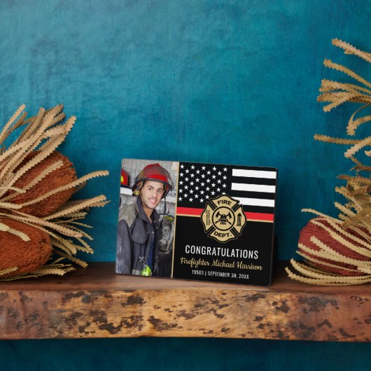 Plaque Photo Pompier Pompier - École de pompiers (Côté)