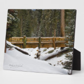 Plaque Photo Pont à Wuksachi (Côté)