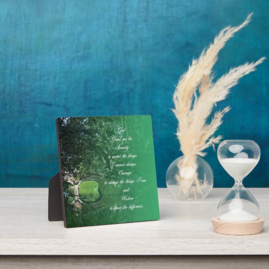 Plaque Photo Pont de prière de sérénité (Insitu)