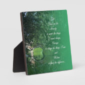 Plaque Photo Pont de prière de sérénité (Recto)