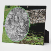 Plaque Photo Pont Pierre Lilypads Nature Ajouter Votre Propre P (Côté)