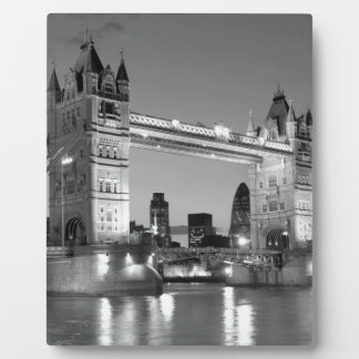 Plaque Photo Pont Tour de Londres blanc noir