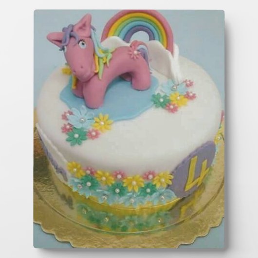Plaque Photo Pony cake 1 (Devant)