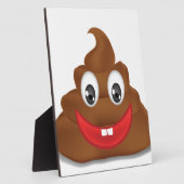 Plaque Photo poo emojis (Côté)