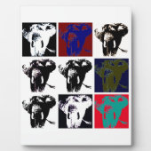 Plaque Photo Pop Art Elephants (Devant)