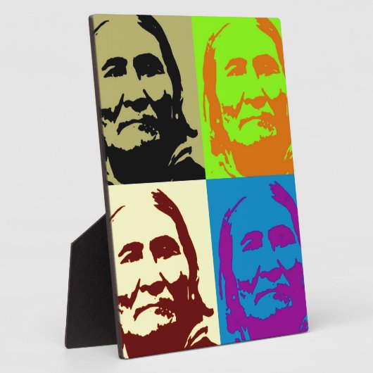 Plaque Photo Pop Art Freedom Fighter Geronimo (Côté)