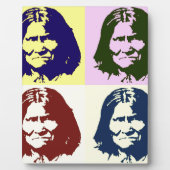 Plaque Photo Pop Art Geronimo (Devant)