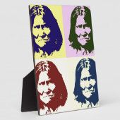 Plaque Photo Pop Art Geronimo (Côté)
