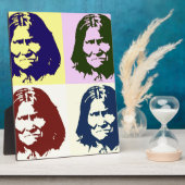 Plaque Photo Pop Art Geronimo (Côté)
