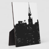 Plaque Photo Pop Art New York Silhouette (Côté)