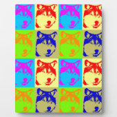 Plaque Photo Pop Art Wolf Eyes (Devant)