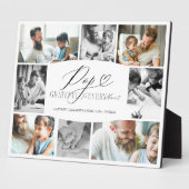 Plaque Photo Pop Grateful pour chaque instant Collage photo (Côté)