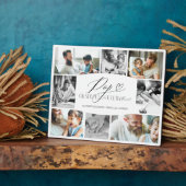 Plaque Photo Pop Grateful pour chaque instant Collage photo (Côté)