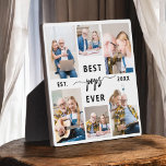 Plaque Photo Pops Grand-Père Petits-Enfants Photo Collage<br><div class="desc">Capturez l'amour entre Pops et ses petits-enfants avec notre Plaque Collage Photo Grand-Père. Cette plaque personnalisée présente un collage photo plein de charme, qui présente de magnifiques moments de chère partagés entre Poppy et ses petits-enfants bien-aimés. Autour des photos est le titre attachant "Pops", ajoutant une touche spéciale au design....</div>