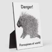 Plaque Photo Porcupine (Côté)