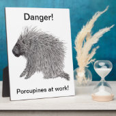 Plaque Photo Porcupine (Côté)