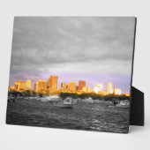 Plaque Photo Port de Boston (Côté)