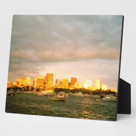 Plaque Photo Port de Boston (Côté)