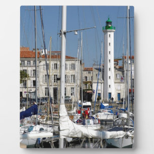 Plaque Photo Port de La Rochelle en France