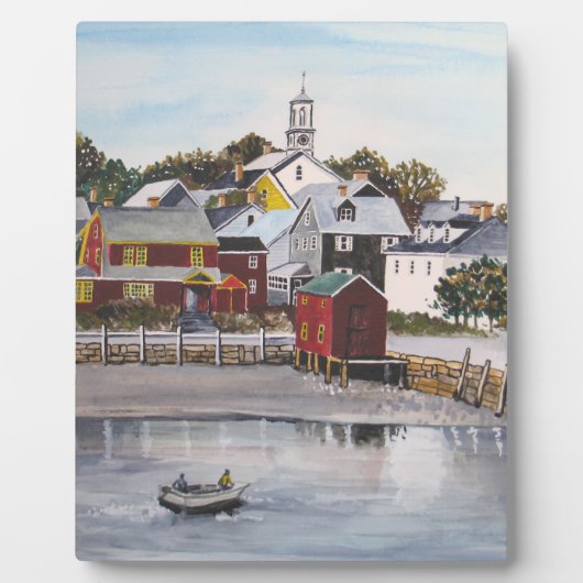 Plaque Photo Port de Portsmouth, New Hampshire (Devant)