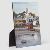 Plaque Photo Port de Portsmouth, New Hampshire (Côté)