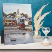 Plaque Photo Port de Portsmouth, New Hampshire (Côté)