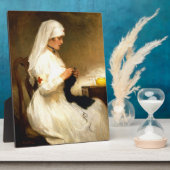 Plaque Photo Portrait de A Nurse Red Cross - Gabriel Nicolet (Côté)