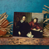 Plaque Photo Portrait de Thomas Wentworth, comte de Strafford ( (Côté)
