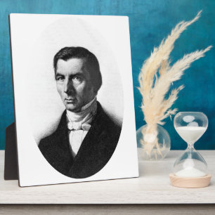 Plaque Photo Portrait du libéral classique Frederic Bastiat