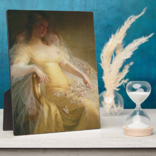 Plaque Photo Portrait d'une femme (oil on canvas)