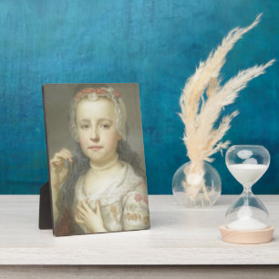 Plaque Photo Portrait d'une jeune fille