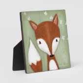 Plaque Photo Portrait Fox (Recto)