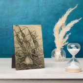 Plaque Photo Poster de navire géant de calmar Kraken (Côté)