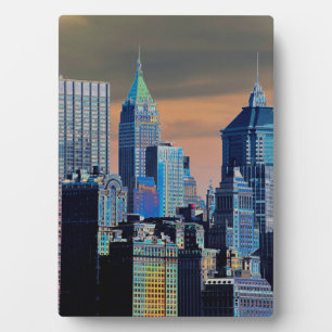 Plaque Photo Poster du quartier financier Lower Manhattan