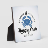 Plaque Photo Poster du restaurant de crabe affamé (Recto)