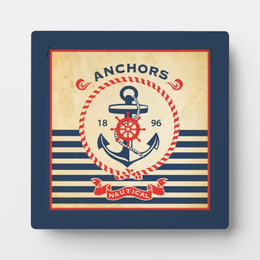 Plaque Photo Poster nautical (Devant)