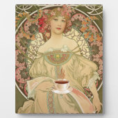 Plaque Photo Poster vintage de café (Devant)