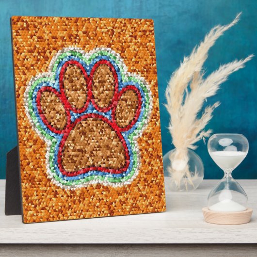 Plaque Photo Pot de chien basse (Côté)