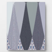 Plaque Photo Pots Chevron Gris Cendré Imprimer (Devant)