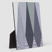 Plaque Photo Pots Chevron Gris Cendré Imprimer (Côté)