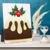 Plaque Photo pouding de noël (Côté)