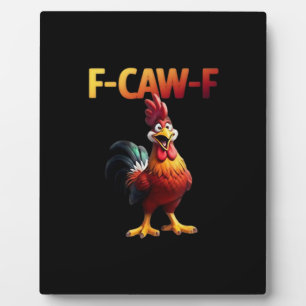 Plaque Photo Poulet Classique Créatif Casual F-Caw-F