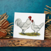 Plaque Photo Poulets de pieds bleus (Côté)