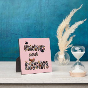 Plaque Photo Poulets Et Coqs,