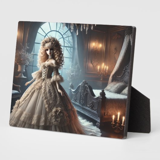 Plaque Photo Poupée gothique victorienne - Enchantée sombre (Côté)