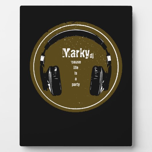 Plaque Photo pour (Devant)